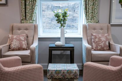 Lindley Park Care Home interior 2 armchairs