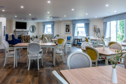 Lindley Park Care Home interior dining room 2